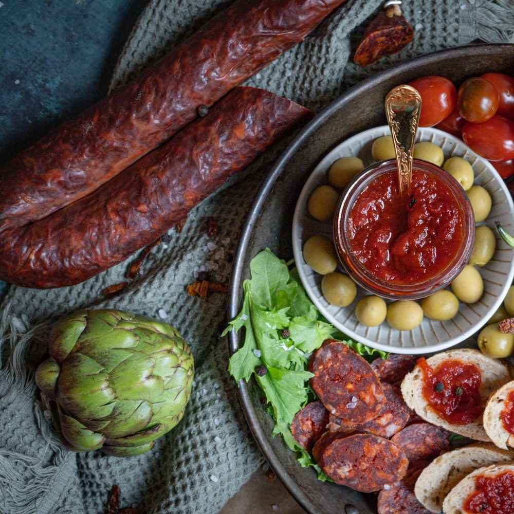 Luftgetrocknete Paprikawurst - spanische Chorizo Sarta Extra