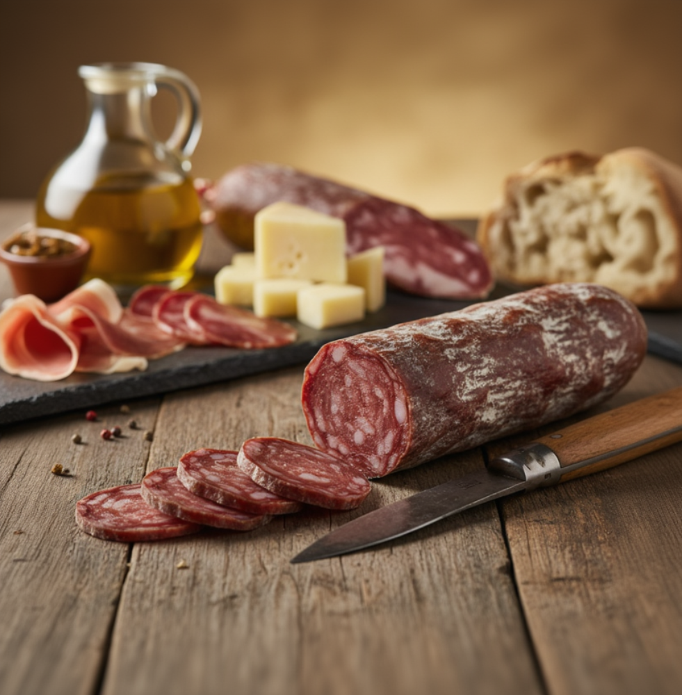 Luftgetrocknete Salami - Salchichon Sarta Extra